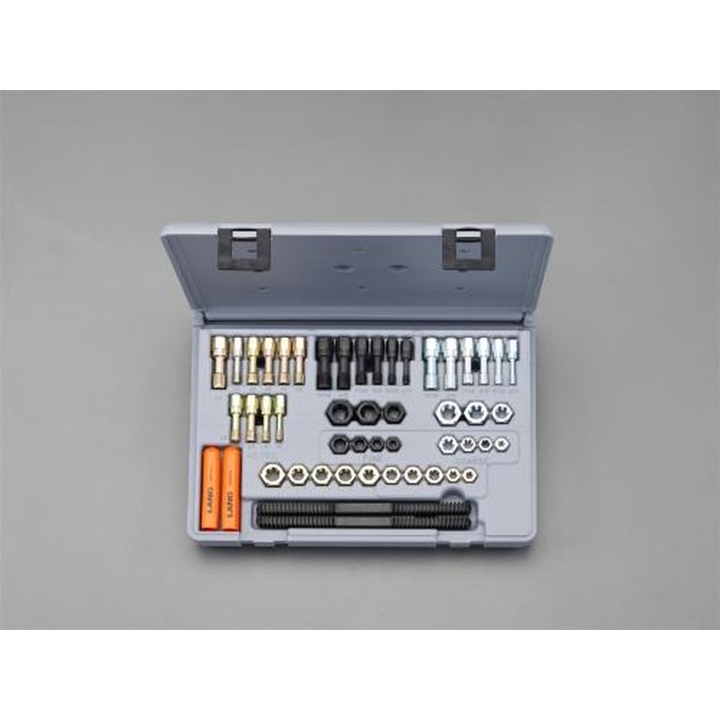 エスコ EA829BG タップダイスセット(ねじ山修正/ミリ・インチ) 1個（ご注文単位1個）【直送品】