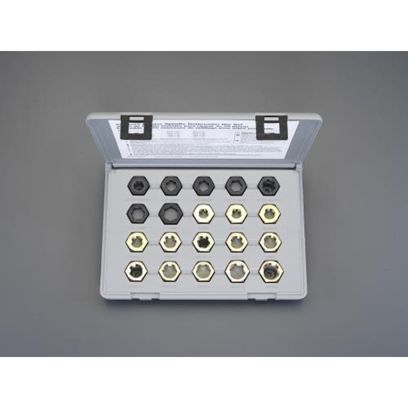 エスコ EA829BJ M16-M27/11/16”-1”ダイスセット(ミリ・インチ) 1個（ご注文単位1個）【直送品】