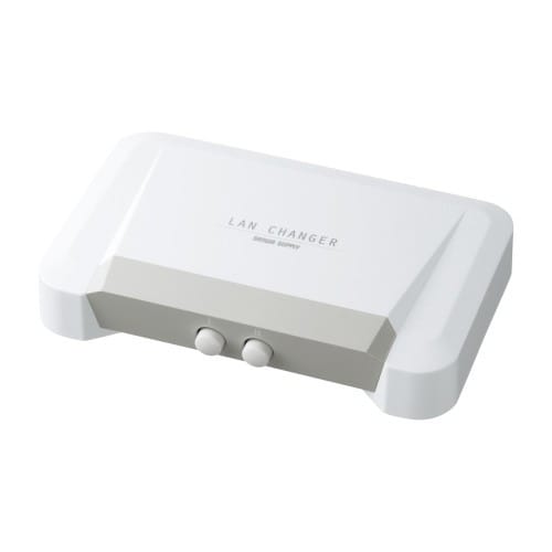 エスコ EA764AD-401 LAN切替器(2回路) 1個 （ご注文単位1個）【直送品】