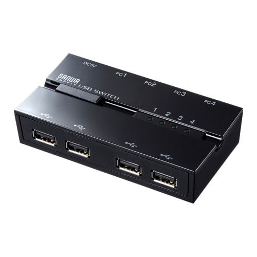 エスコ EA764AD-206 USB2.0 USB切替器(4回路/ハブ/マグネット付) 1個 （ご注文単位1個）【直送品】