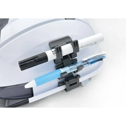 エスコ EA998AZ-41 ペン&マーカーホルダー(溝付ヘルメット用) 1個 (ご注文単位1個)【直送品】