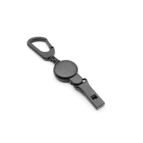 エスコ EA916XK-82 45mm ホイッスル(リール・カラビナ付) 1個 （ご注文単位1個）【直送品】
