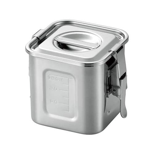 エスコ EA508SC-153A 135x135x134mm ふた付深型ボックス(ステンレス製) 1個 （ご注文単位1個）【直送品】