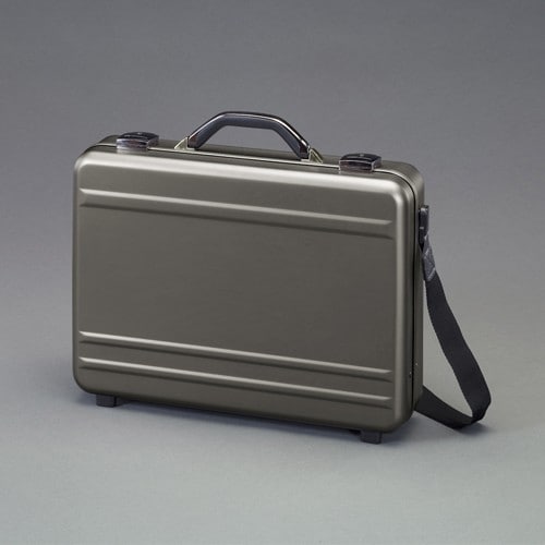 エスコ EA502TB-5 457x102x330mm アルミケース(OD色) 1個 （ご注文単位1個）【直送品】