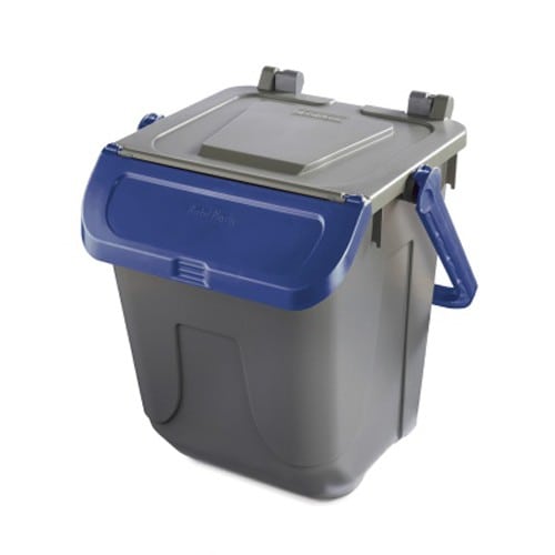 エスコ EA995CB-31 25L ダストボックス(フタロック付/青) 1台 （ご注文単位1台）【直送品】