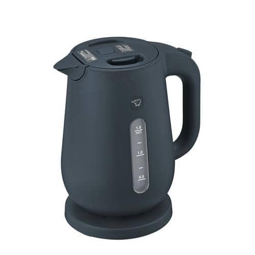 エスコ EA763AP-57A AC100V/1300W/1.5L 電気ケトル(ブラック) 1個 （ご注文単位1個）【直送品】