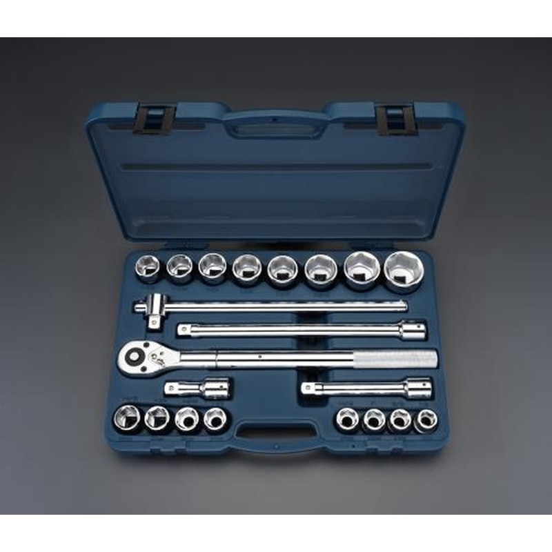 エスコ EA617EC-3 3/4”DRソケットレンチセット 1個(ご注文単位1個)【直送品】