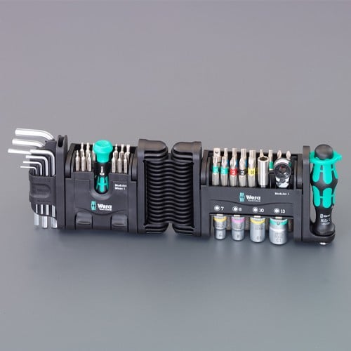 エスコ EA562WE-21 ミニラチェット付ビット&ソケットセット 1セット (ご注文単位1セット)【直送品】