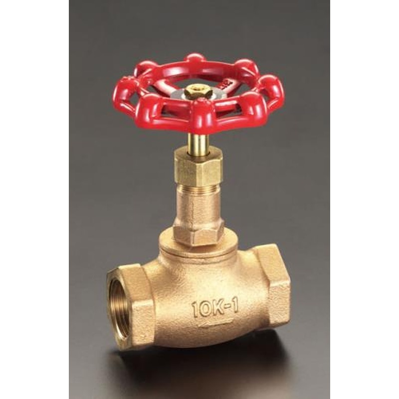 エスコ EA470CA-12 Rc1・1/4”グローブバルブ(JIS) 1個（ご注文単位1個）【直送品】