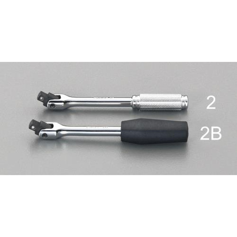 エスコ EA618AC-2 1/4”DR/130mmスピンナーハンドル 1個（ご注文単位1個）【直送品】
