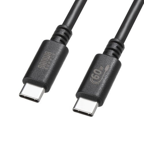 エスコ EA764AC-58A 3.0m USBケーブル(C-C/2.0/PD対応) 1本 （ご注文単位1本）【直送品】