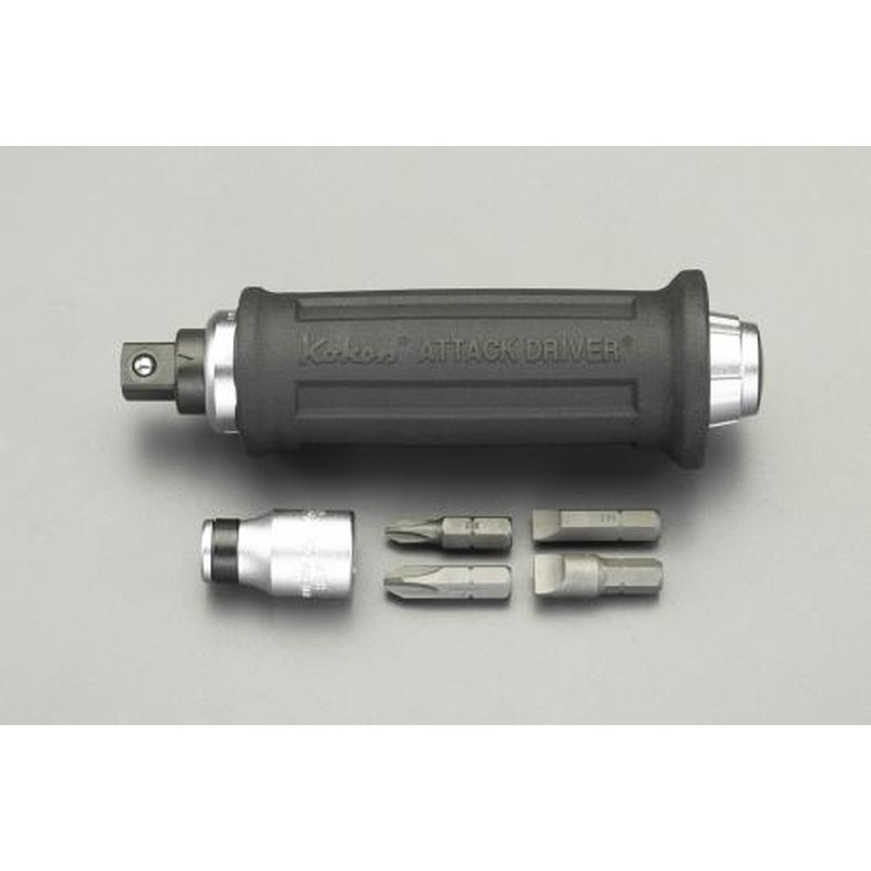 エスコ EA550XD 1/2”DRインパクトドライバーセット(5/16”Hexビット用) 1個（ご注文単位1個）【直送品】