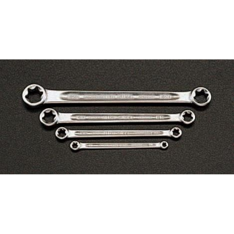 エスコ EA616TR 4本組/E6-E24［Torx]めがねレンチ 1個（ご注文単位1個）【直送品】