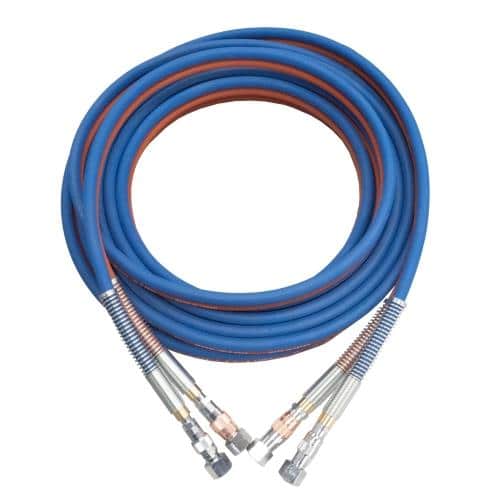 エスコ EA300AD-3A (5+5mm)x 3m カプラ付ツインホース 1本 (ご注文単位1本)【直送品】