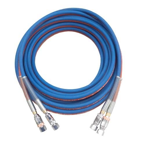 エスコ EA300AC-5A (5+5mm)x 5m カプラ付ツインホース 1本 (ご注文単位1本)【直送品】