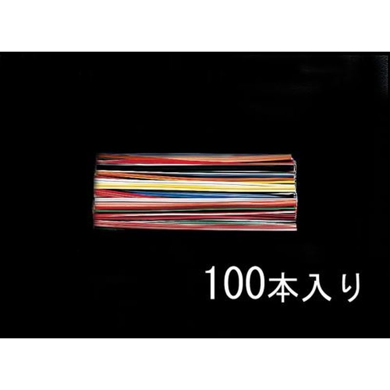 エスコ EA475V-1 4.0x120mmビニタイ(PVC/100本) 1個(ご注文単位1個)【直送品】
