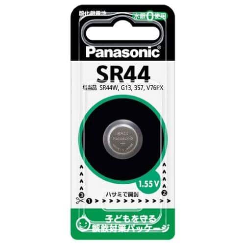 エスコ EA758YE-2 ( SR44 ) 1.55V 酸化銀電池 1個 （ご注文単位1個）【直送品】