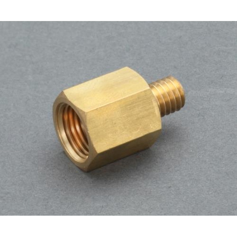 エスコ EA141AY-121 UNF1/4”xRc1/8”中間ニップルソケット 1個(ご注文単位1個)【直送品】