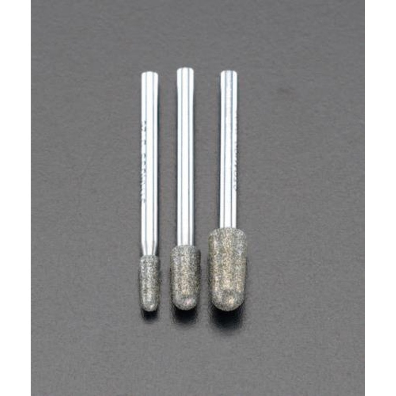 エスコ EA819SY-35 3本組ダイヤモンドバー(3mm軸) 1個（ご注文単位1個）【直送品】
