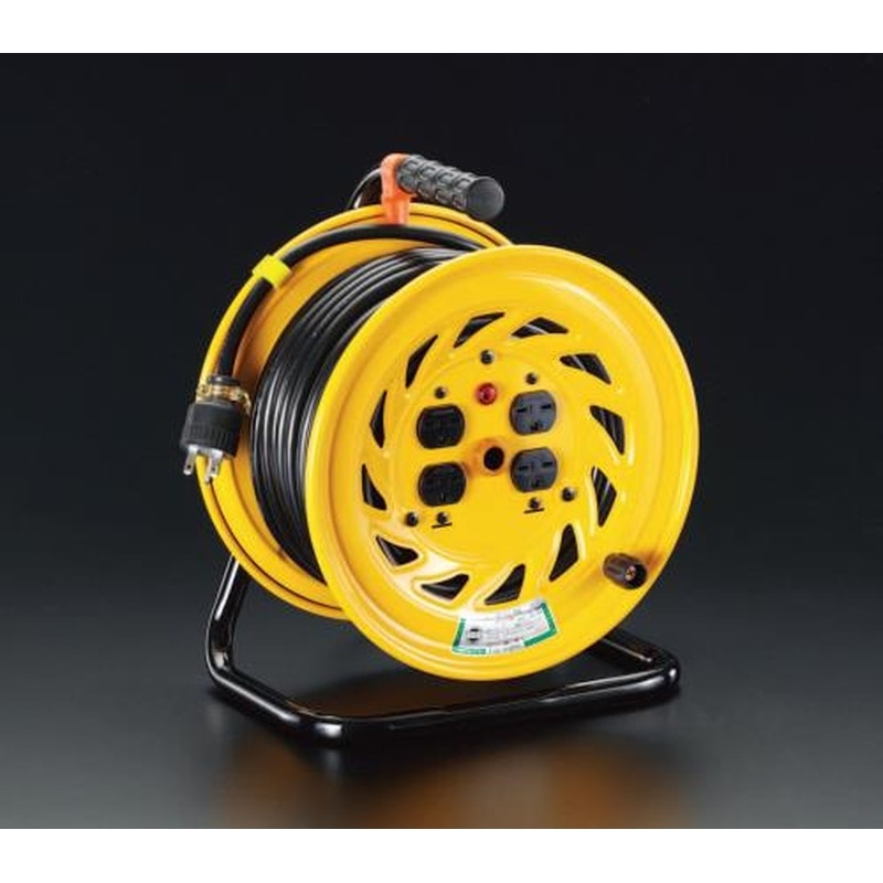 エスコ EA815DX-1 AC200V/15A/30mコードリール(単相) 1個(ご注文単位1個)【直送品】