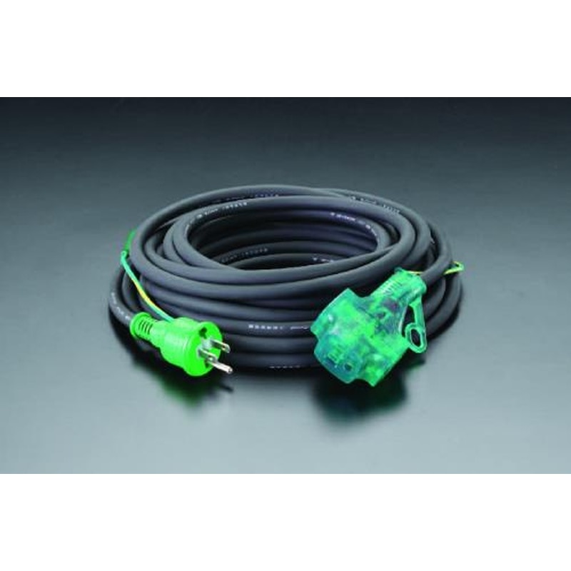エスコ EA815GA-21 AC125V/15A/10m延長コード(アース付) 1個（ご注文単位1個）【直送品】