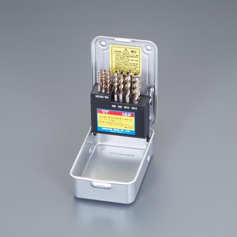 エスコ EA829DS-11 M3-M12スパイラルタップセット(COHSS) 1個(ご注文単位1個)【直送品】