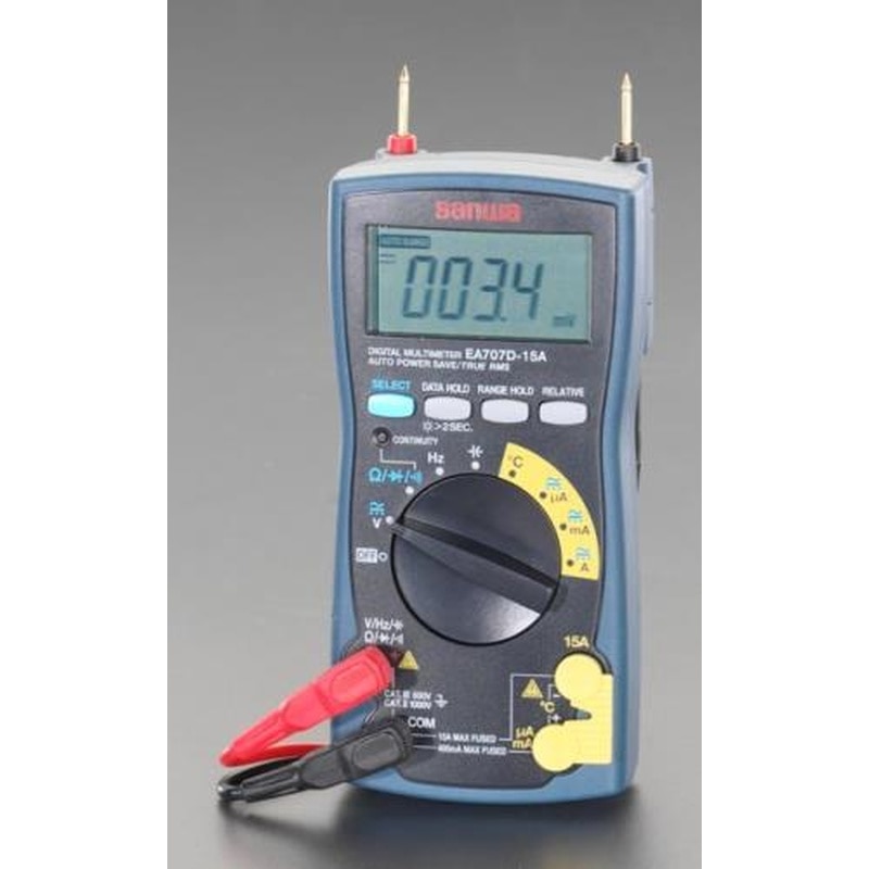エスコ EA707D-15A デジタルマルチメーター 1個(ご注文単位1個)【直送品】