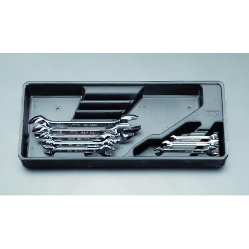 エスコ EA615BH-2 8本組/5.5-24mm両口スパナ 1個（ご注文単位1個）【直送品】