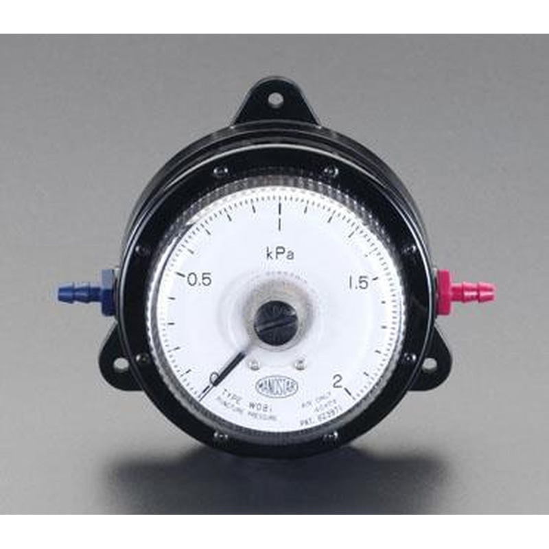 エスコ EA729SA-300A 0-3.0KPa微差圧計 1個（ご注文単位1個）【直送品】