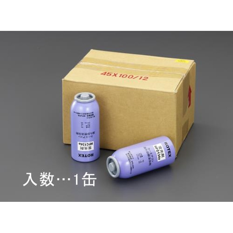 エスコ EA994MK-1[R134a]蛍光剤入サービス缶 1個（ご注文単位1個）【直送品】