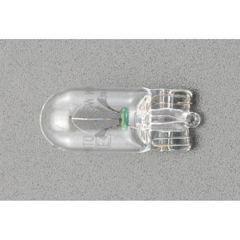 エスコ EA758ZH-6 DC12V/5.0W自動車用ミニチュア電球 1個（ご注文単位1個）【直送品】