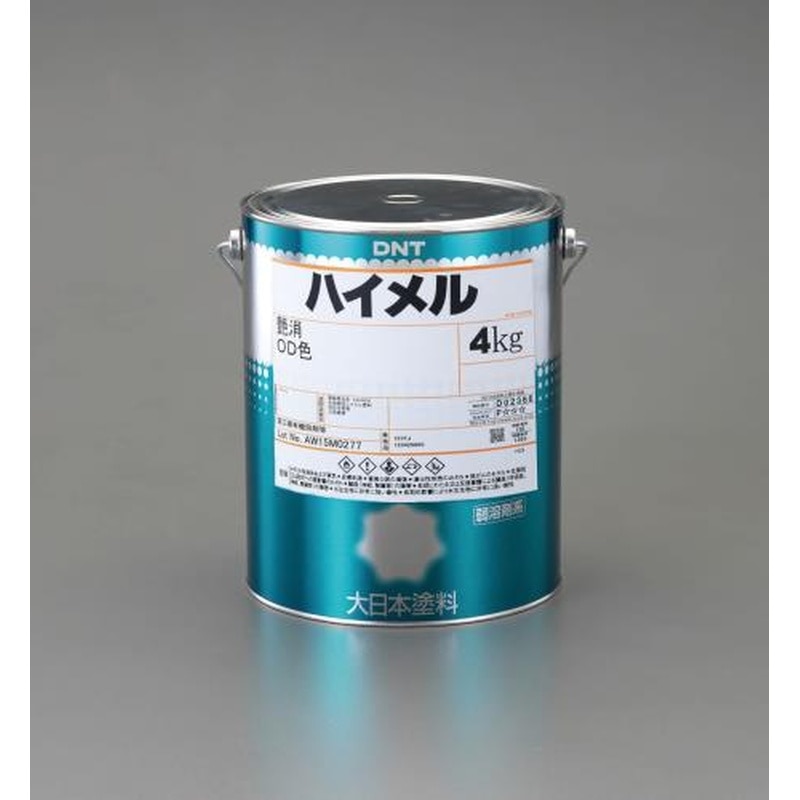 エスコ EA942EC-62 4.0kg油性・多目的塗料(OD色・艶無し) 1個（ご注文単位1個）【直送品】