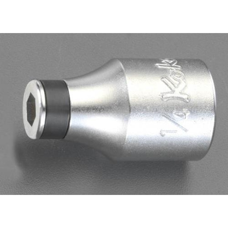 エスコ EA618CA-30 1/2”DRx1/4”HEXビットアダプター 1個(ご注文単位1個)【直送品】