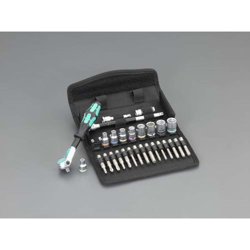 エスコ EA617AH-210 1/4”DRソケットレンチセット(ZYKLOP) 1個(ご注文単位1個)【直送品】