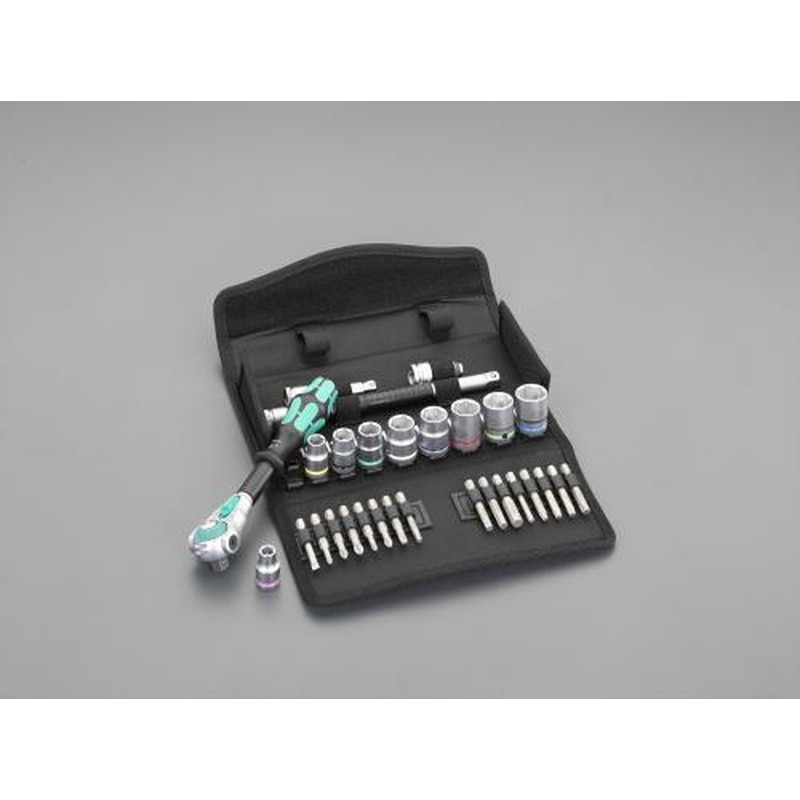 エスコ EA617AK-210 3/8”DRソケットレンチセット(ZYKLOP) 1個(ご注文単位1個)【直送品】