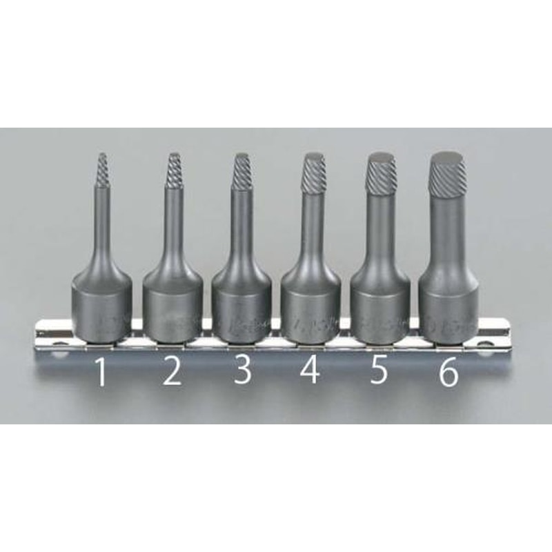 エスコ EA584AD-3 M8x60mm(3/8”DR)スクリューエキストラクター 1個(ご注文単位1個)【直送品】