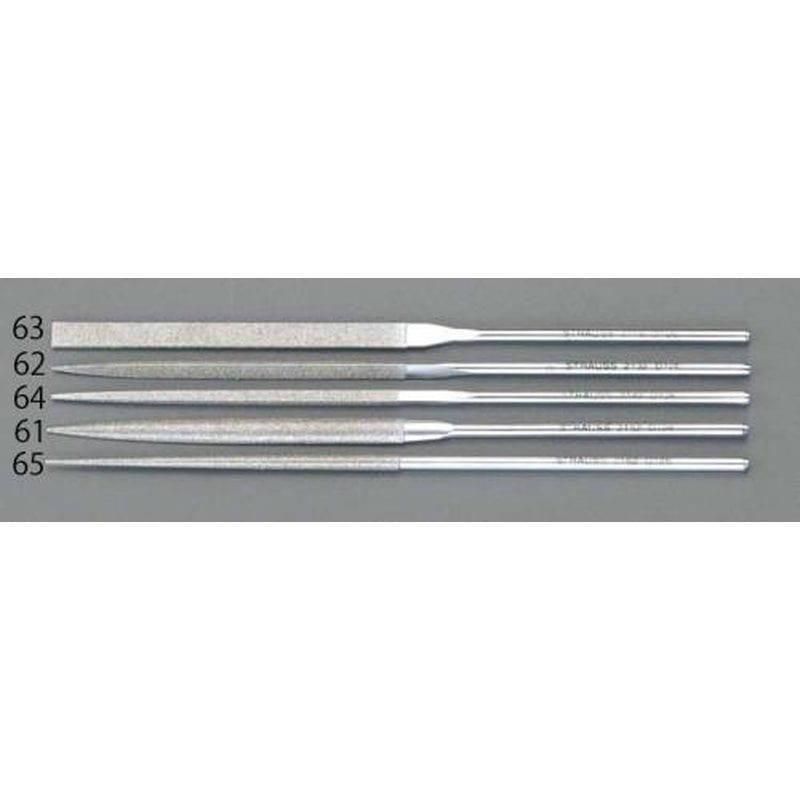 エスコ EA826VJ-62 140mm/#140ダイヤモンドニードル鑢(三角) 1個(ご注文単位1個)【直送品】
