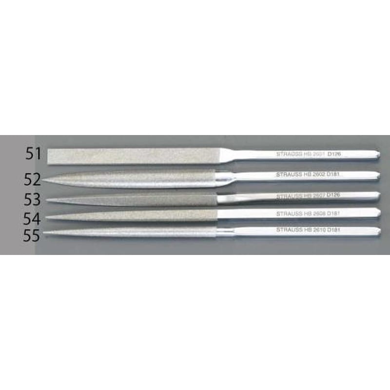 エスコ EA826VK-54 220mm/#200ダイヤモンドハビリスやすり(四角) 1個(ご注文単位1個)【直送品】