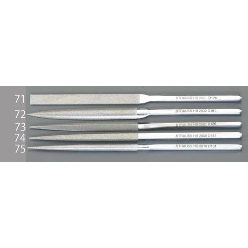 エスコ EA826VK-75 220mm/#100ダイヤモンドハビリスやすり(丸) 1個（ご注文単位1個）【直送品】