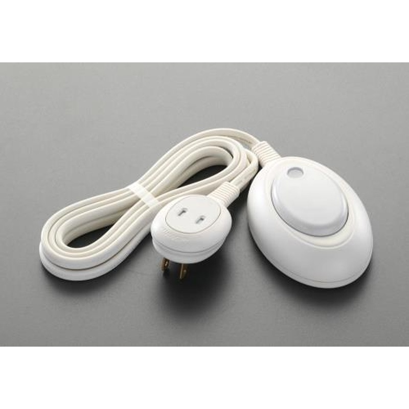 エスコ EA940CB-19 AC125V/15Aフットスイッチ(2mコード付) 1個（ご注文単位1個）【直送品】