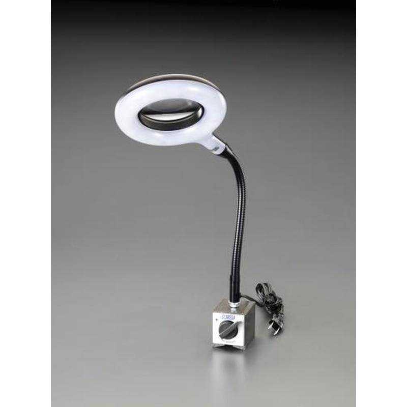 エスコ EA756TS-51 x2.3/φ85mmルーペ(LEDライト・マグネット付) 1個（ご注文単位1個）【直送品】