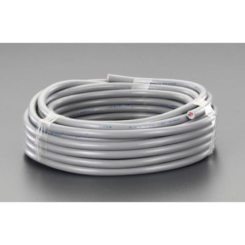 エスコ EA940AG-18 300V/12A/5mビニールキャブタイヤケーブル(3芯/黒) 1個（ご注文単位1個）【直送品】