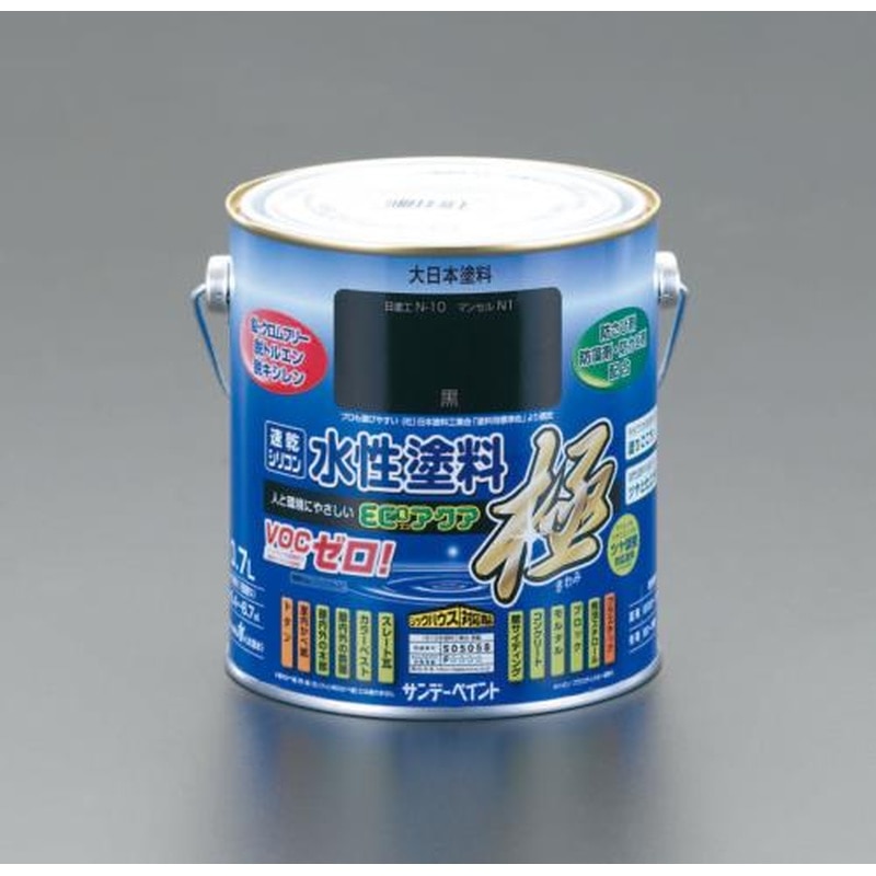 エスコ EA942E-11 0.7L［水性]多目的塗料(白) 1個（ご注文単位1個）【直送品】