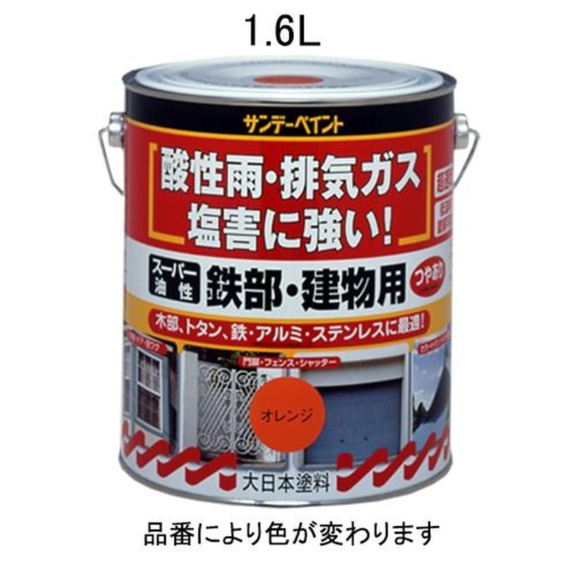 エスコ EA942EC-24 1.6L油性・多目的塗料/鉄部・建物用(黒) 1個(ご注文単位1個)【直送品】
