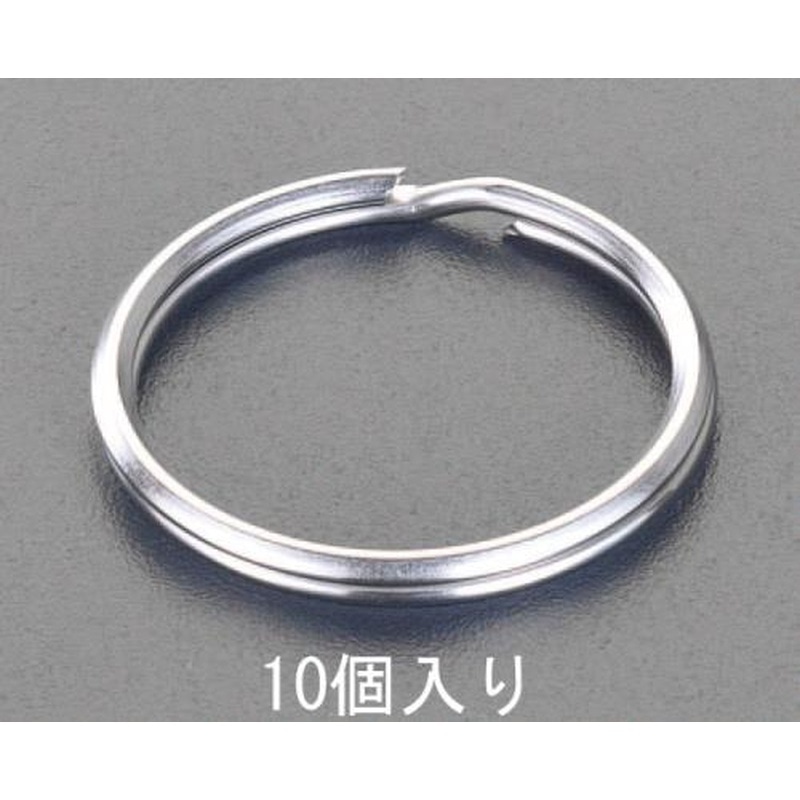 エスコ EA638DN-4 22x2.3mm2重リング(ステンレス製/10個) 1個（ご注文単位1個）【直送品】