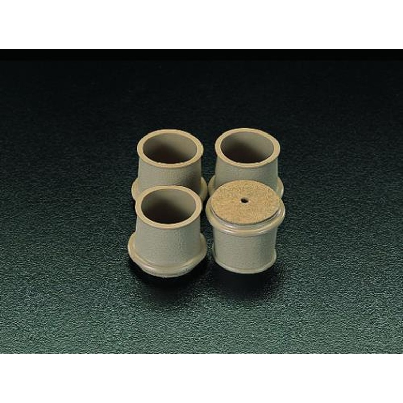 エスコ EA979DE-3 32-35mmフェルト付足キャップ(4個) 1個(ご注文単位1個)【直送品】