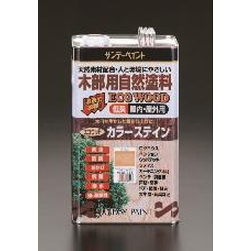 エスコ EA942EK-22 3.4L屋内外木部用天然樹脂塗料(マホガニー) 1個(ご注文単位1個)【直送品】