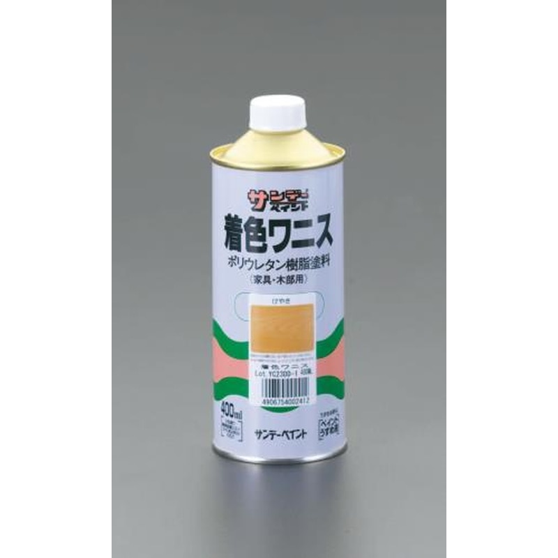 エスコ EA942EK-62 400ml木部着色ワニス(けやき色) 1個（ご注文単位1個）【直送品】
