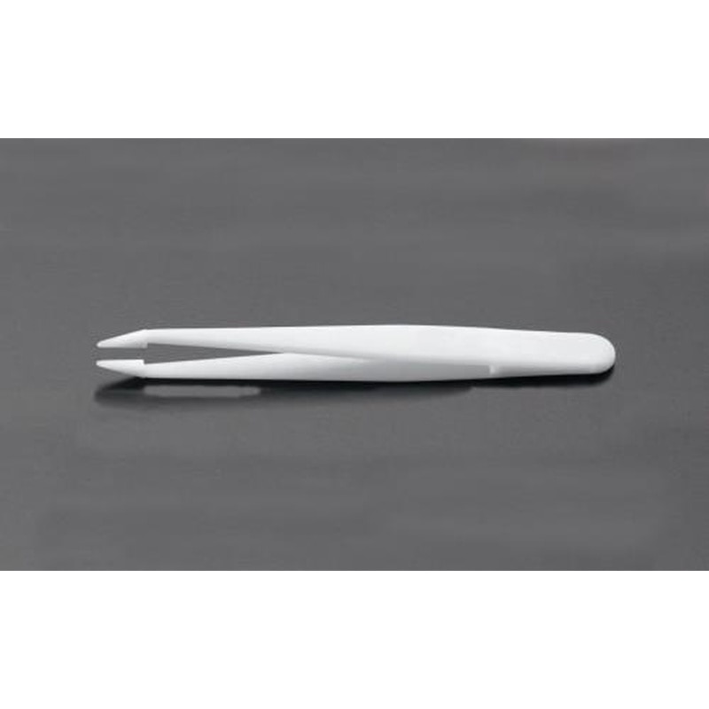 エスコ EA595AM-1 118mm/P2A精密用ピンセット(デルリン製) 1個(ご注文単位1個)【直送品】