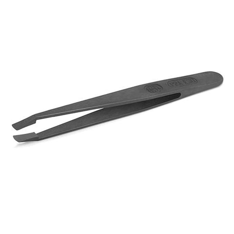 エスコ EA595AM-17 118mm/P35Aプラスティックピンセット(ESD) 1個(ご注文単位1個)【直送品】